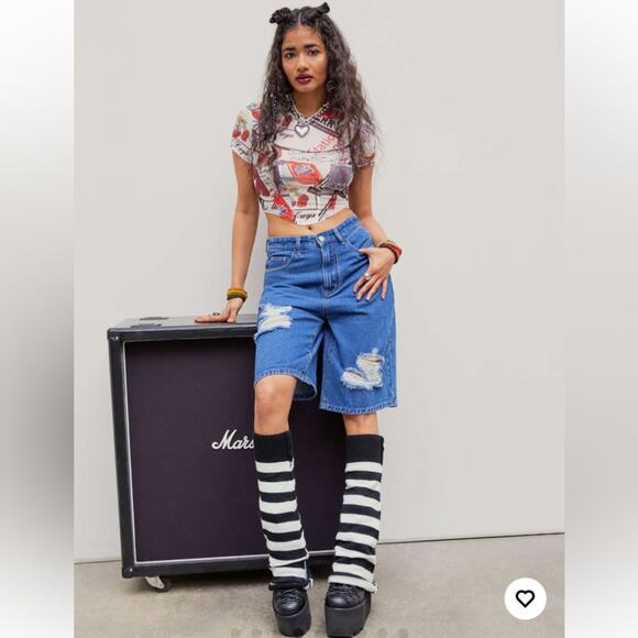 Cider Mesh Abstract Pattern Top Short Sleeve Size M Pullover - Picture 2 of 13